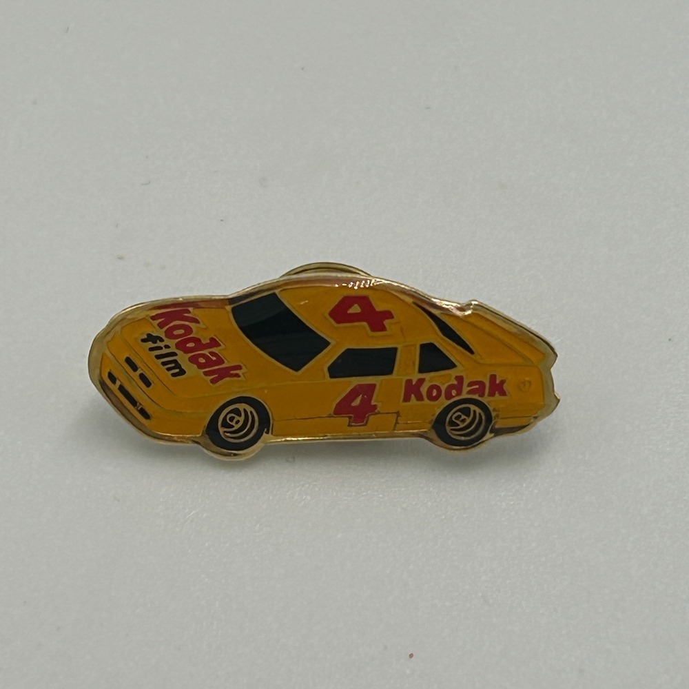 Kodak Film Number 4 Car NASCAR Racing Race Collectible Lapel Pin Ernie Irvan 90s